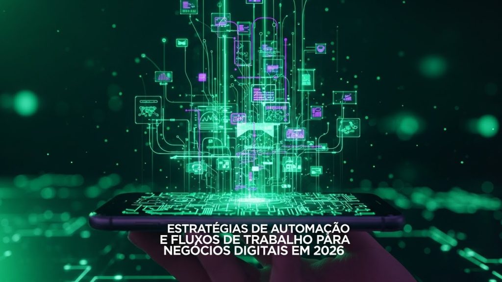 Estratégias de automação e fluxos de trabalho para quem busca como iniciar negócios digitais 2026.