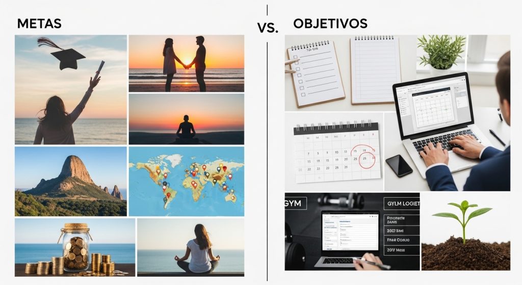 Metas vs Objetivos no Pinterest