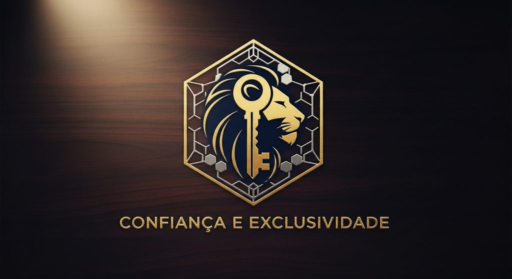 Uma mão humana apertando uma mão robótica de forma elegante, simbolizando a união da tecnologia com o humano.
